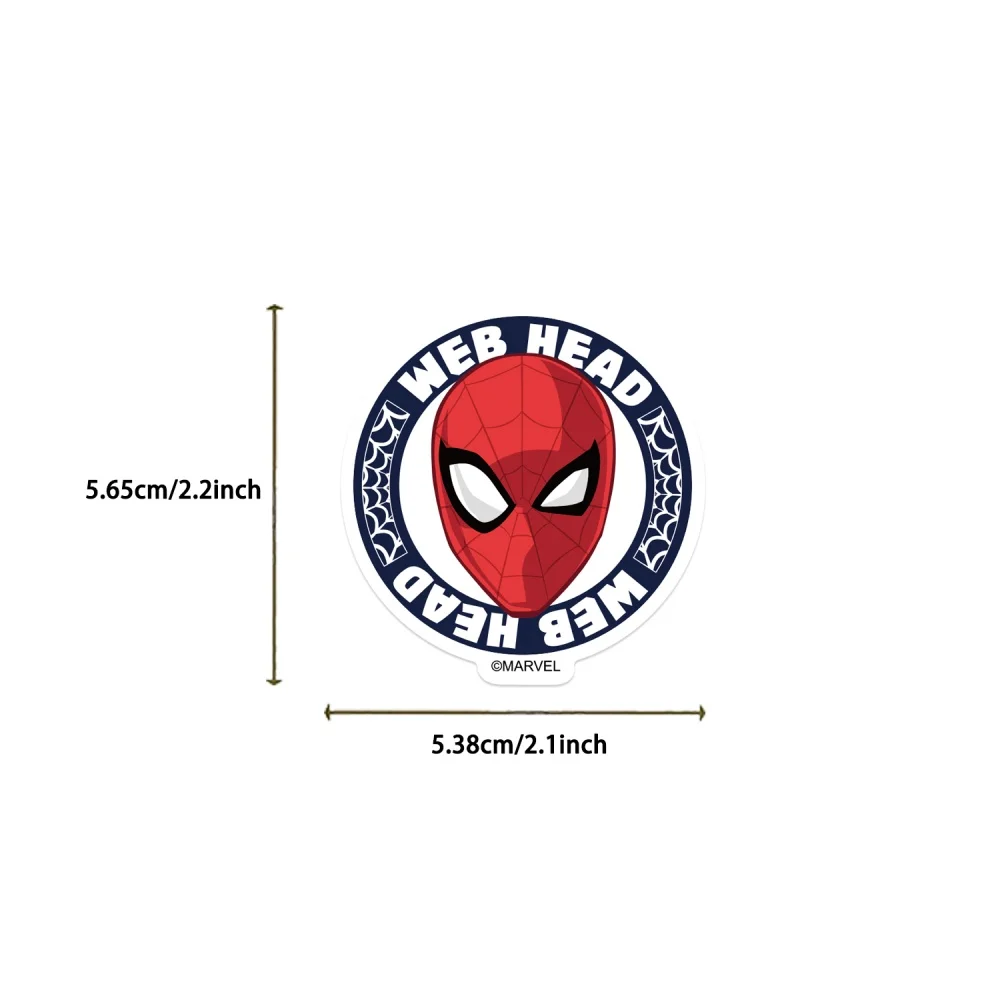 50 Pegatinas de Spider-Man Oficiales, Resistentes al Agua, de Vinilo, para Botellas de Agua, Computadoras Portátiles, Teléfonos, Cuadernos, Decoración