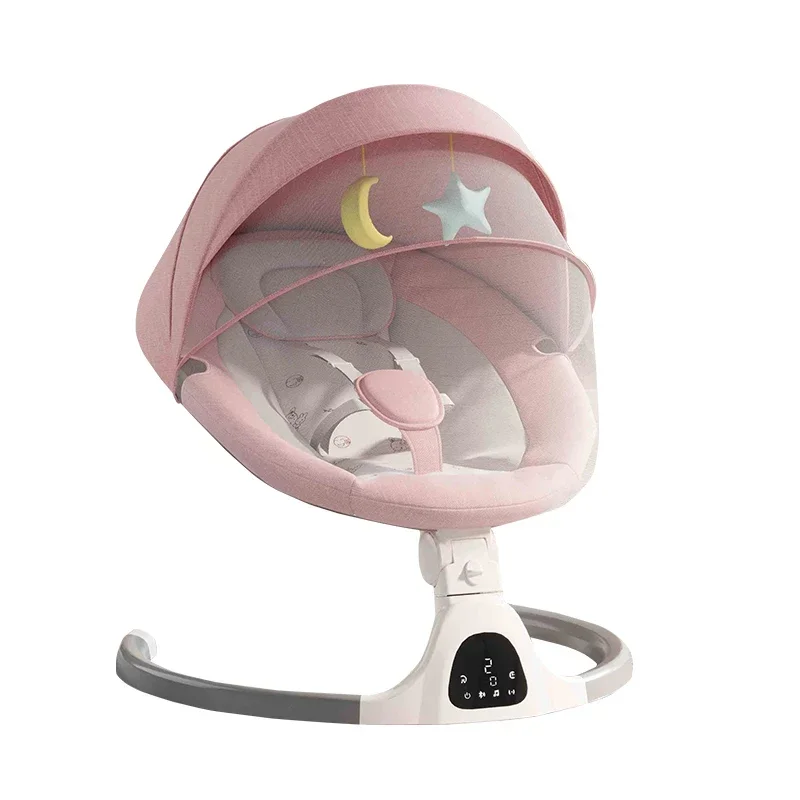 Mecedora eléctrica multiusos para dormir de bebé, columpio automático, mecedora infantil, cuna cómoda, cochecito de juguete para bebé de 0 a 3 años