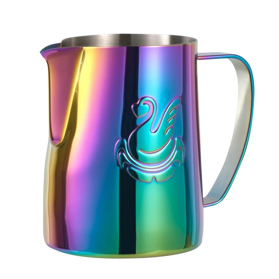 Taza para hacer café expreso, jarras de leche, taza artística para café Latte, jarra para espumar cisne, jarra para espumar leche, cafetera