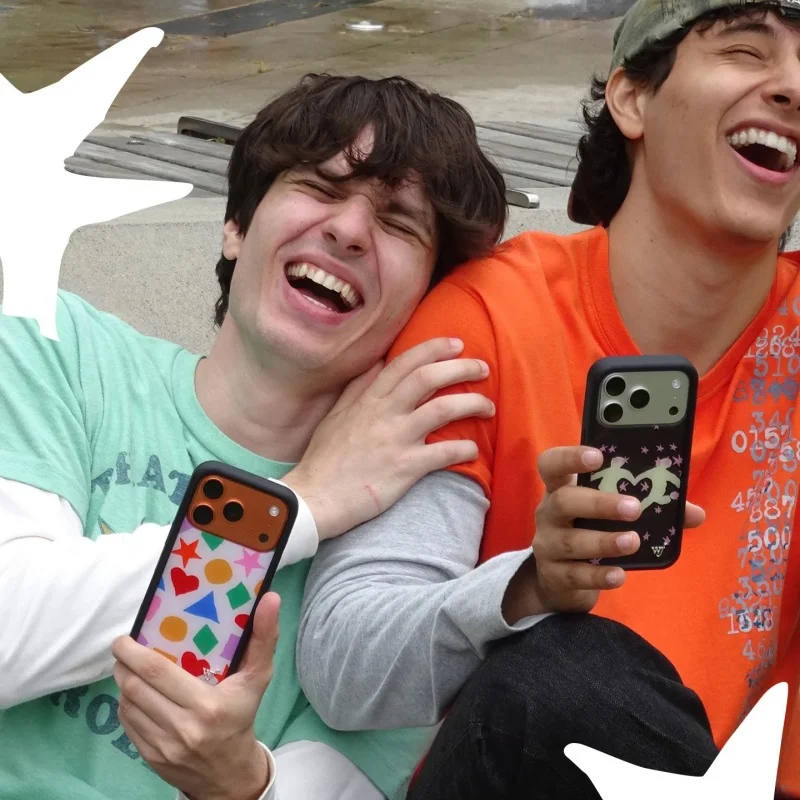 Nueva Funda para Teléfono Wilds Flowers Ins Soulmate para iPhone 11 12 13 14 15 16 17 Pro Max Plus Air WF con Formas Geométricas de Colores