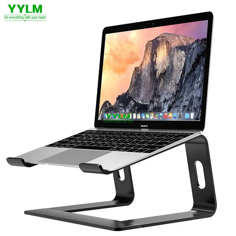 Soporte para ordenador portátil, soporte de aluminio para MacBook, soporte portátil para portátil, soporte de escritorio, soporte para ordenador portátil y PC