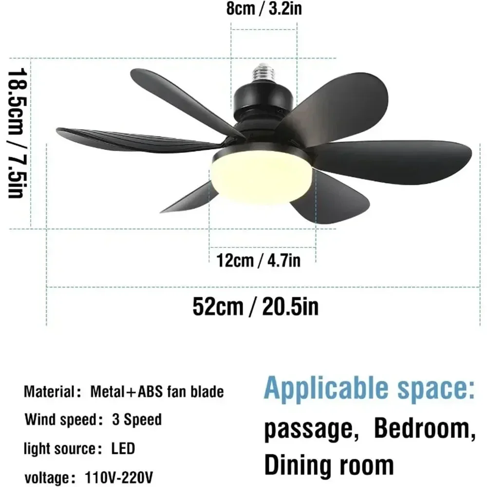 Lámpara de Techo LED con Control Remoto, Luces de Colores Atenuables, Base E27, para Decoración del Hogar, Sala de Estar, Voltaje 85V-265V