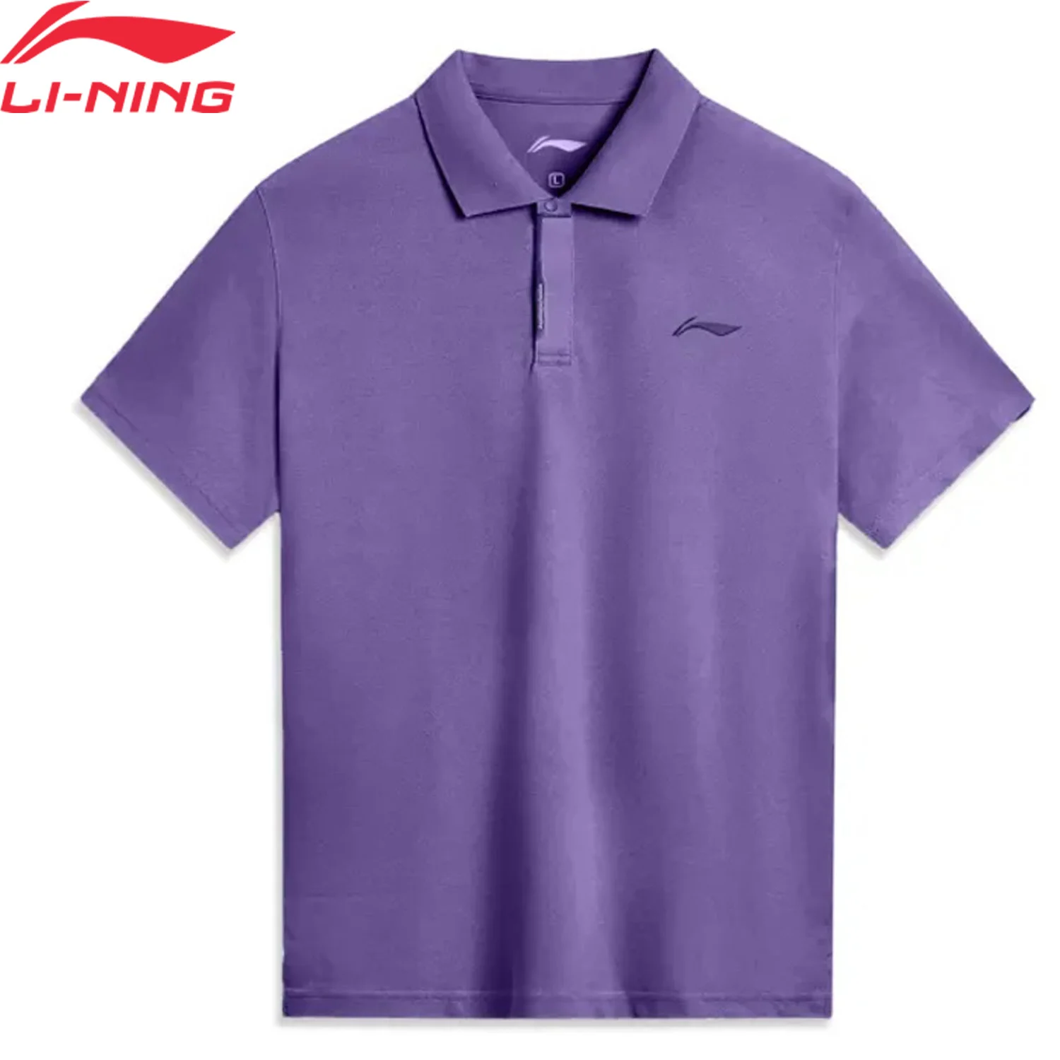 Camisetas POLO de entrenamiento para hombre Li-Ning AT DRY FREEZE 74% poliamida 26% elastano, camisetas holgadas, transpirables y cómodas, APLV537