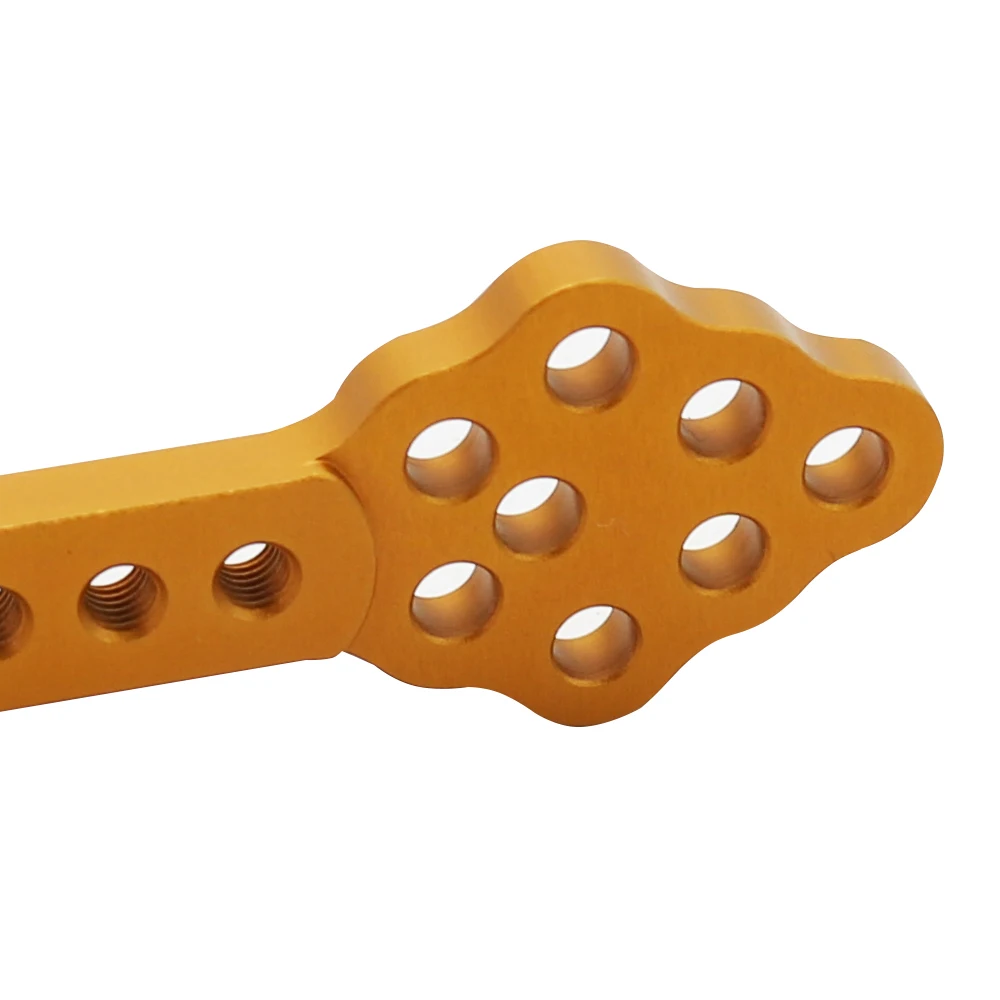 Soporte de amortiguador de Metal de aluminio, soporte de ángulo de altura ajustable para 1/10 RC Crawler Axial SCX10 90046 90047 D90 D110, pieza de actualización