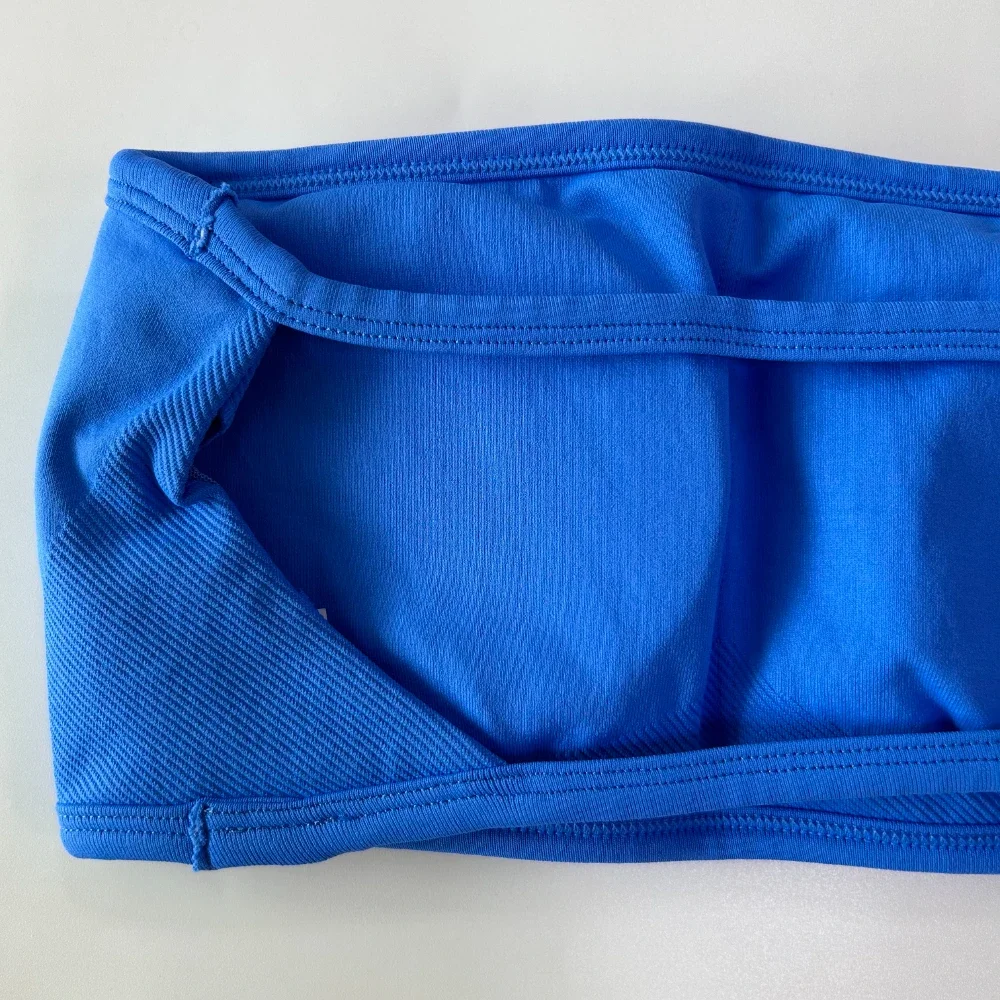 Pericic-Sujetador deportivo Bandeau con tirantes y espalda descubierta para mujer, camiseta sin mangas para Yoga, Top de gimnasio Sexy para entrenamiento y Fitness