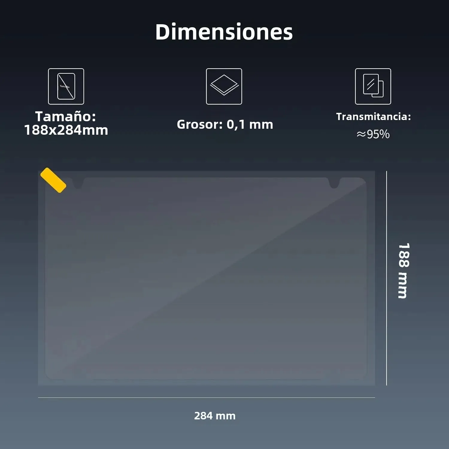 5 Unidades Película Protectora Antiarañazos para Anycubic Photon Mono M7 Pro/M7 - Accesorios de Impresoras 3D de Resina LCD