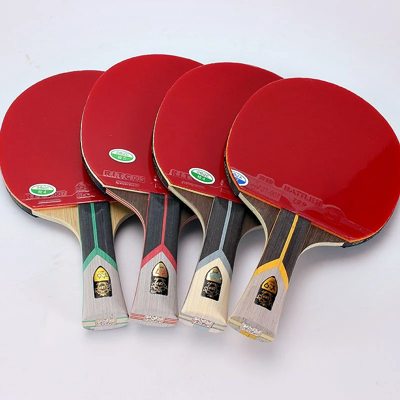 Raqueta de tenis de mesa Friendship King Series, raqueta de Ping Pong de carbono ofensiva profesional de 6/7/8/9 estrellas, paleta adhesiva, 729