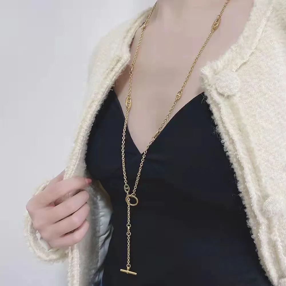 Collar de Acero Inoxidable para Parejas, Venta Caliente 2026, Pulsera Multifuncional de Moda con Múltiples Capas, Mismo Estilo para Hombre y Mujer