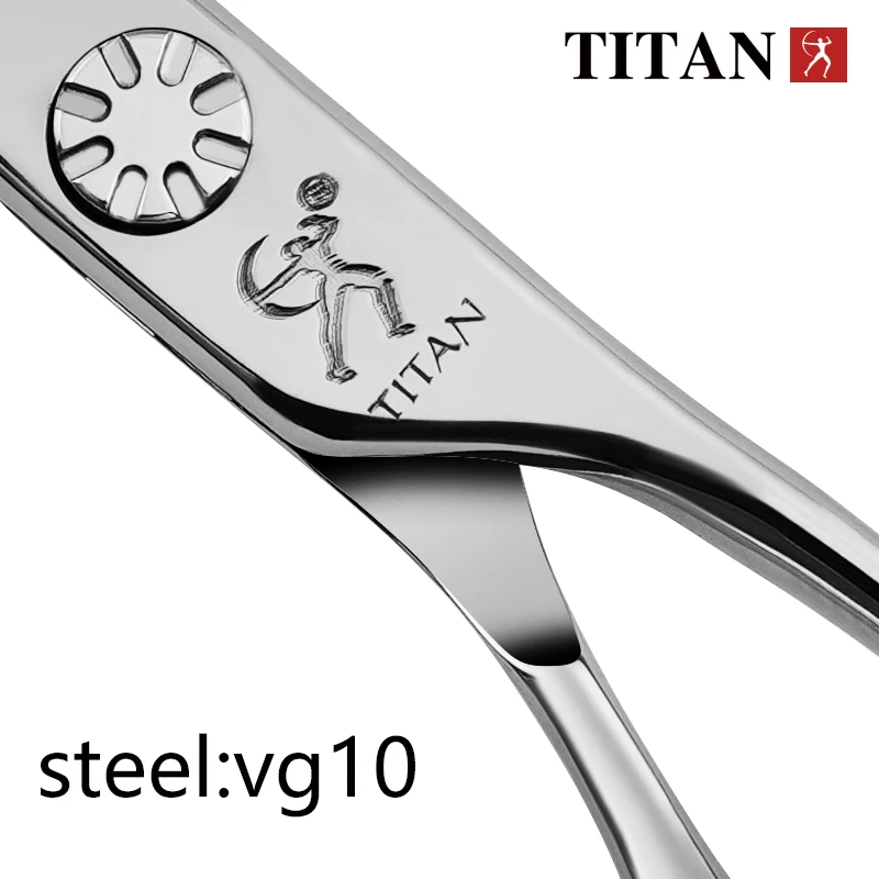 Juego de peluquero Titan, tijeras profesionales para el cabello 6,0, herramientas de peluquería de acero japonés Vg10, tijeras para el cabello