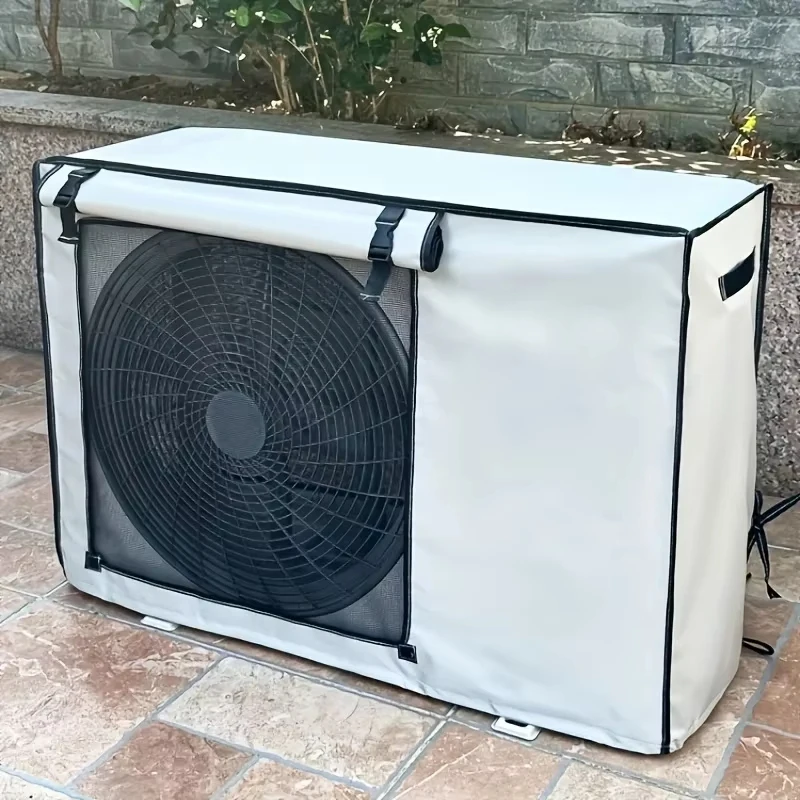 Cubierta de aire acondicionado para exteriores, protector solar impermeable Oxford, unidad principal de aire acondicionado, cubiertas protectoras antipolvo, funda impermeable, 1 ud.