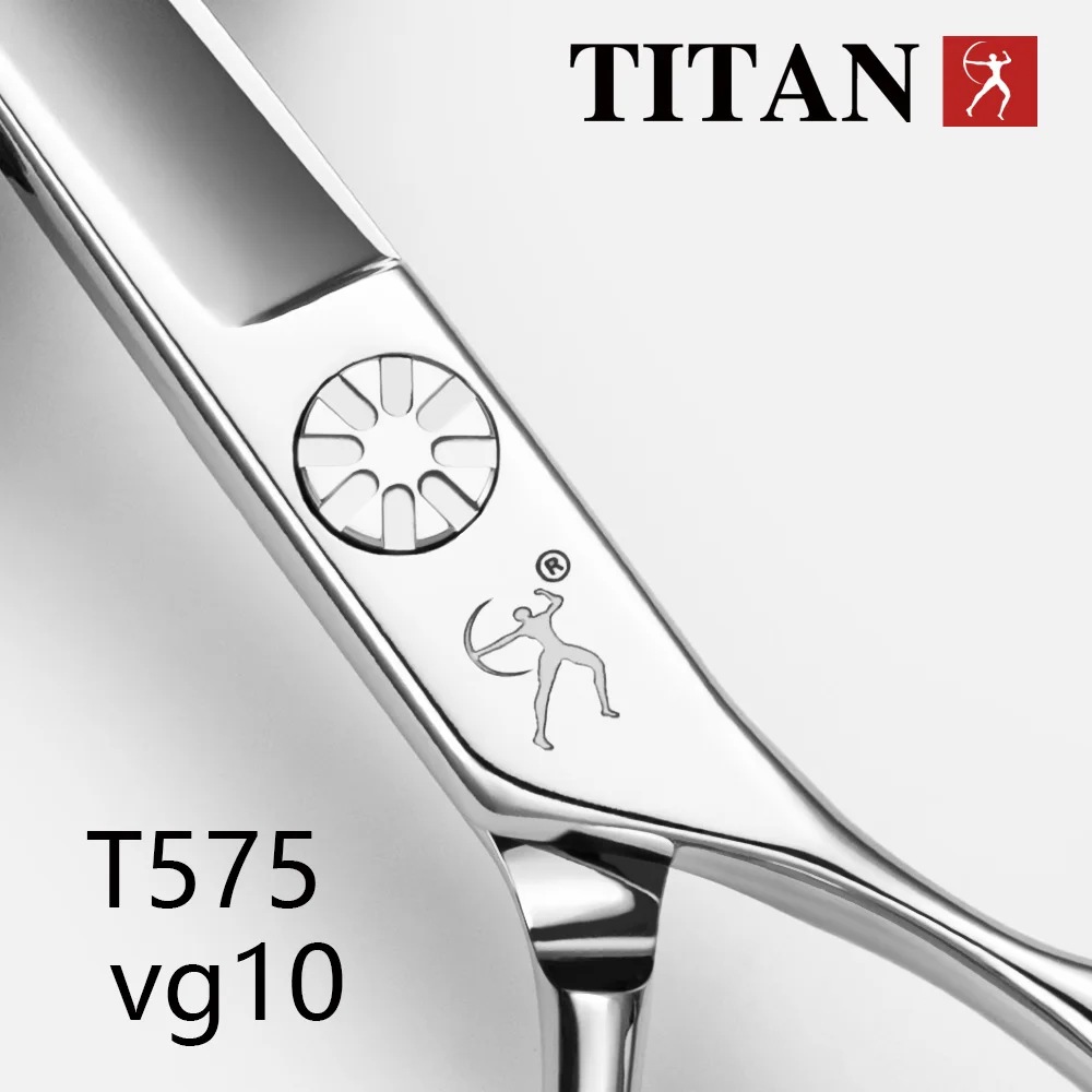 Tijeras de Peluquería Profesionales Titan de 5.75 Pulgadas, Acero VG10, Herramienta de Corte de Cabello