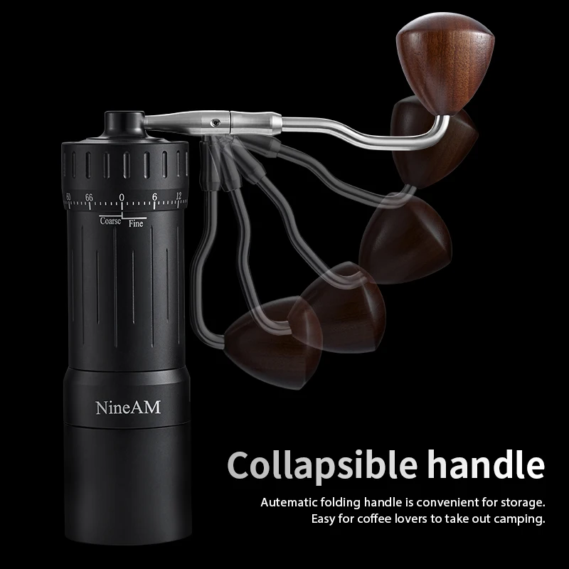 Molinillo de café Manual NineAM M1/Pro 2024, recién actualizado, rebaba cónica de acero inoxidable de 48MM, adecuado para herramientas de cocina Espresso