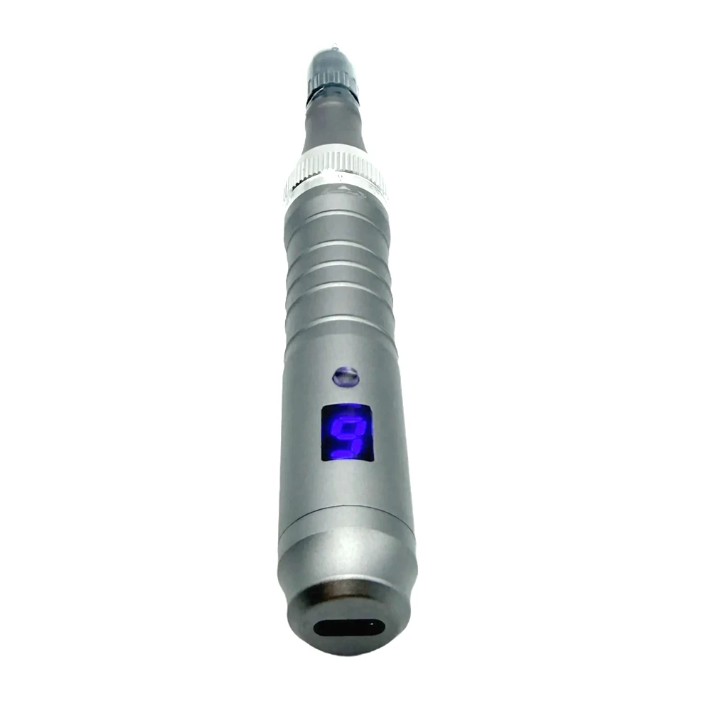 Dermapen Automático Profesional para Microneedling M8, Kit de Microneedling para el Cuidado de la Piel con 12 Puntas de 0.25mm