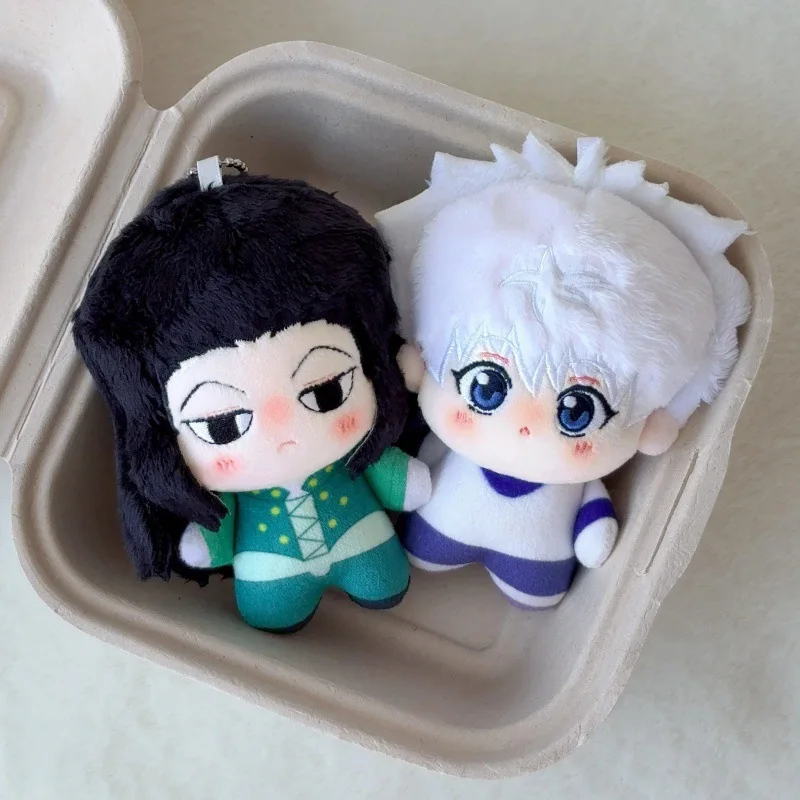 Muñeco de peluche HUNTER×HUNTER de 10cm, colgante de Hisoka Illumi Zoldyck Chrollo Lucilfer, juguete de peluche para fanáticos del anime