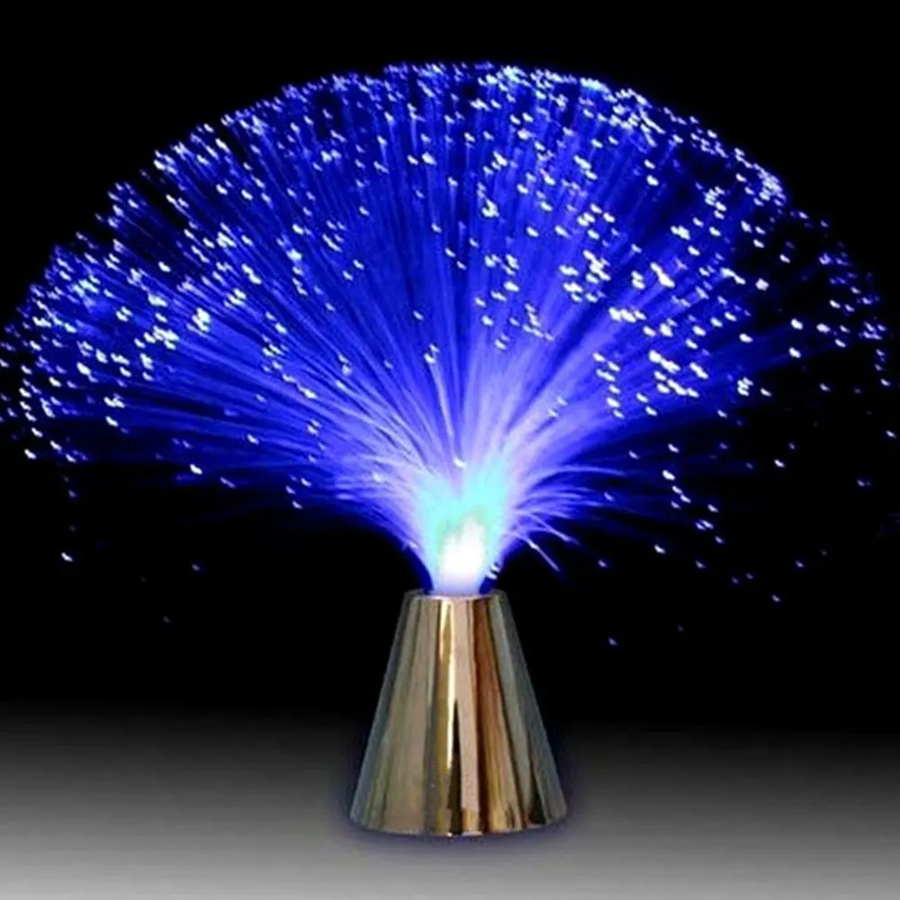 Lámpara LED de fibra óptica Multicolor, luz de cielo estrellado para vacaciones, boda, centro de mesa, iluminación nocturna, decoración