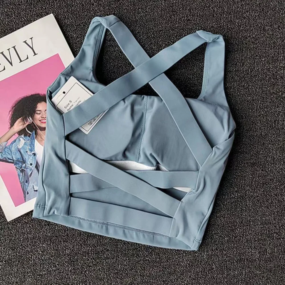 Sujetador deportivo sin costuras, Sujetador deportivo sin costuras, Top Sexy para Yoga y Fitness, ropa interior deportiva para correr, sujetador de realce, ropa deportiva, Bralette para mujer