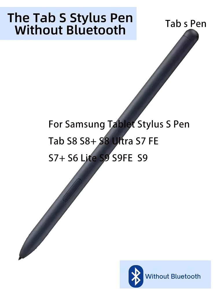 Lápiz táctil SPen para tableta Samsung Galaxy Tab S10 S8 S9 S9FE S7 FE S6 Lite S7+ S8+, sin Bluetooth