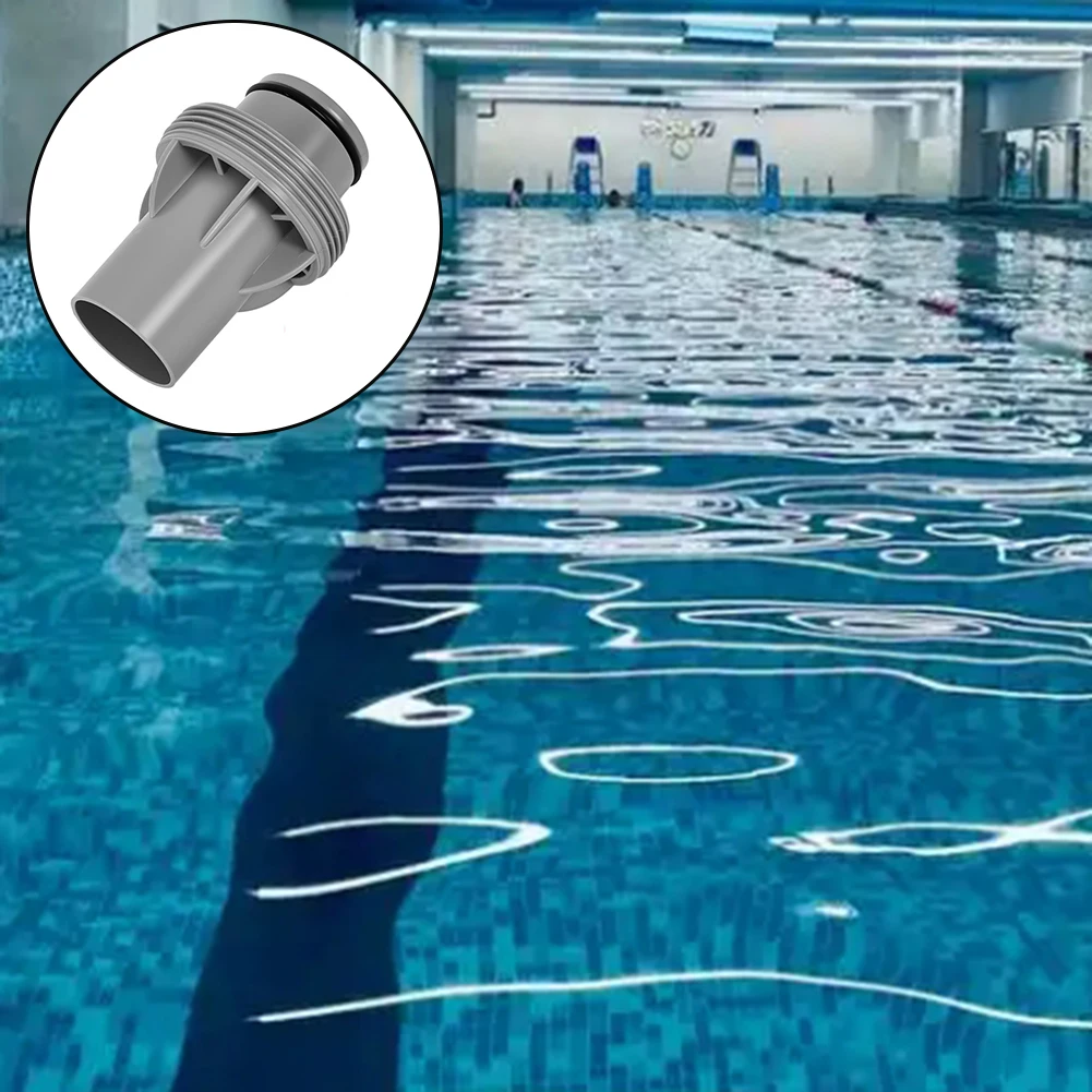 Bomba de filtro de cartucho, adaptador de manguera de 1,5 pulgadas, mejora la eficiencia de filtración para piscinas INTEX, adaptador de piscina sobre el suelo de 1,5 38mm