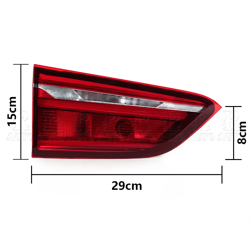 Conjunto de lámpara trasera LED para BMW X1 2016-2019, luz de advertencia de freno trasero, luz de señal de giro, luz de marcha atrás 63217350697 63217350698