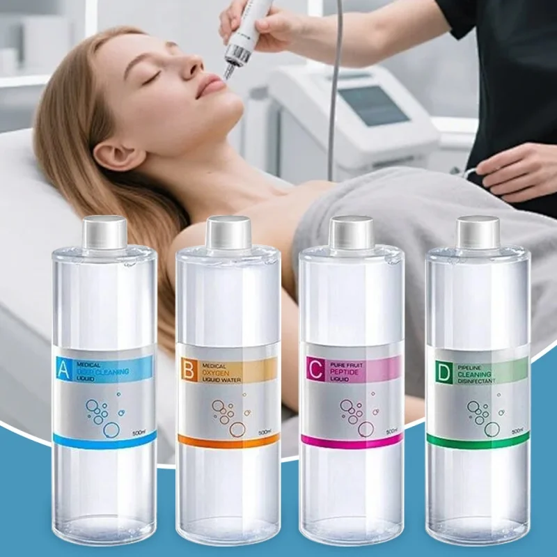 Suero exfoliante acuático, juego de esencias faciales para máquina de belleza, Dermoabrasión para el cuidado de la piel, exfoliante, hidratante, limpieza profunda