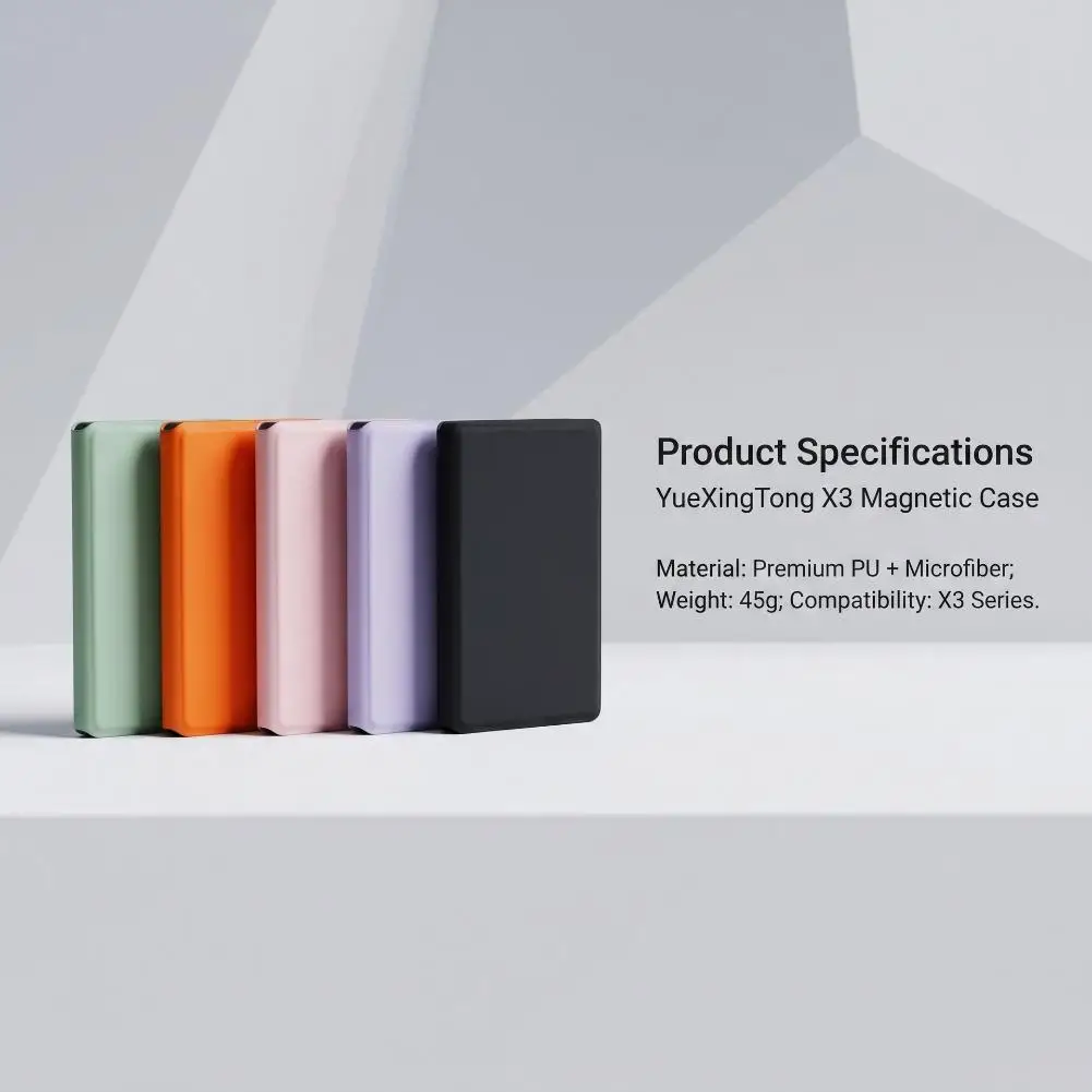 Para XTEINK X3 funda protectora delgada de cuero PU, cubierta resistente a los arañazos y a las huellas dactilares