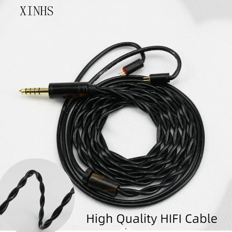 Cable de Aleación de Cinco Elementos XINHS K08 con 2 Hilos de Oro, Plata y Paladio y Grafeno
