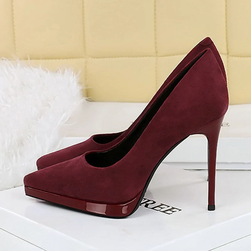 BIGTREE, zapatos De tacón con plataforma y punta estrecha para primavera extrema, tacones finos a la moda para Mujer, zapatos elegantes De boda para Mujer, Zapatillas De Mujer
