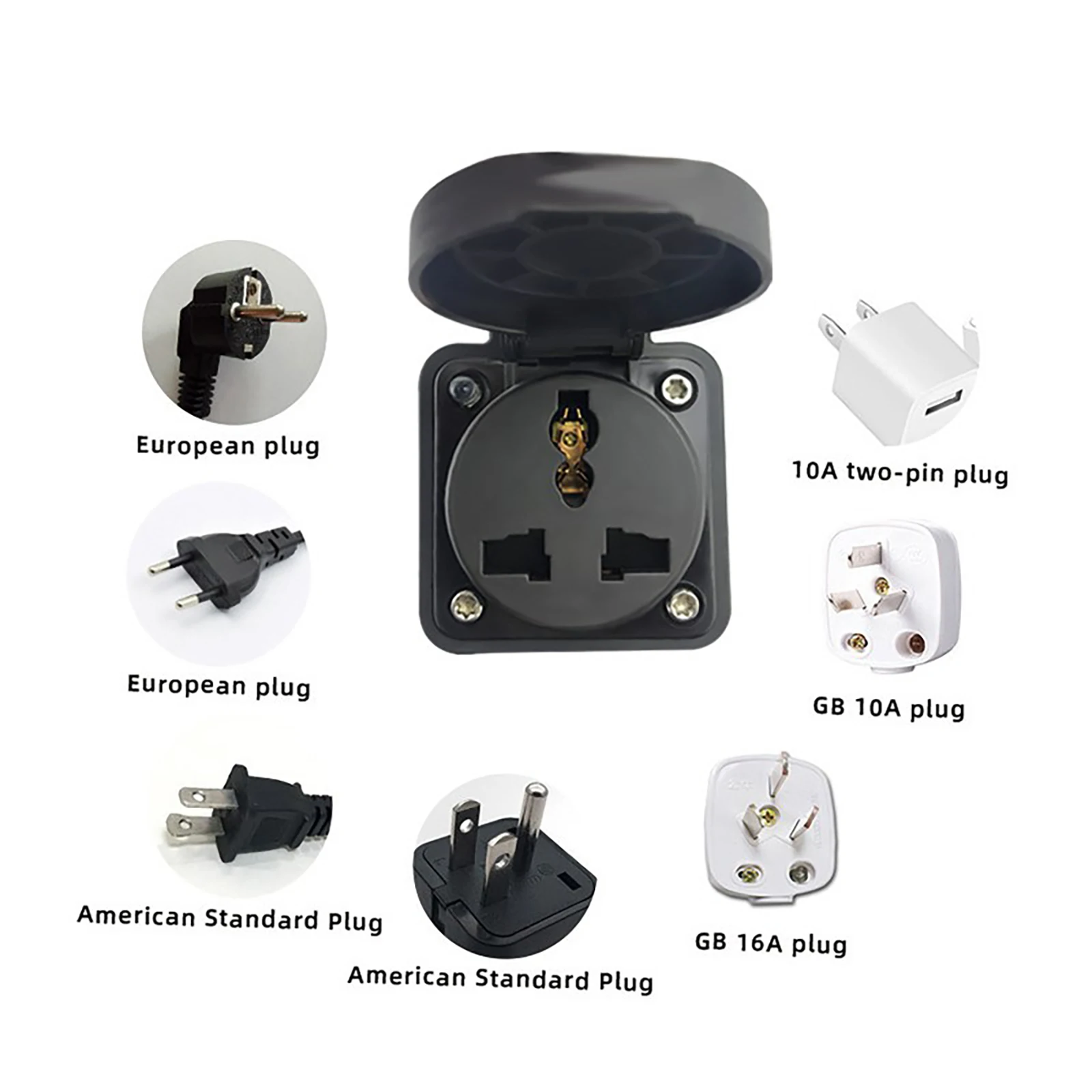 Adaptador de descarga para vehículos eléctricos de 470Ω TIPO 2 hembra a Schuko/enchufe universal para MGZS MG4 MG5 Marvel R (Requiere que el coche soporte V2L)
