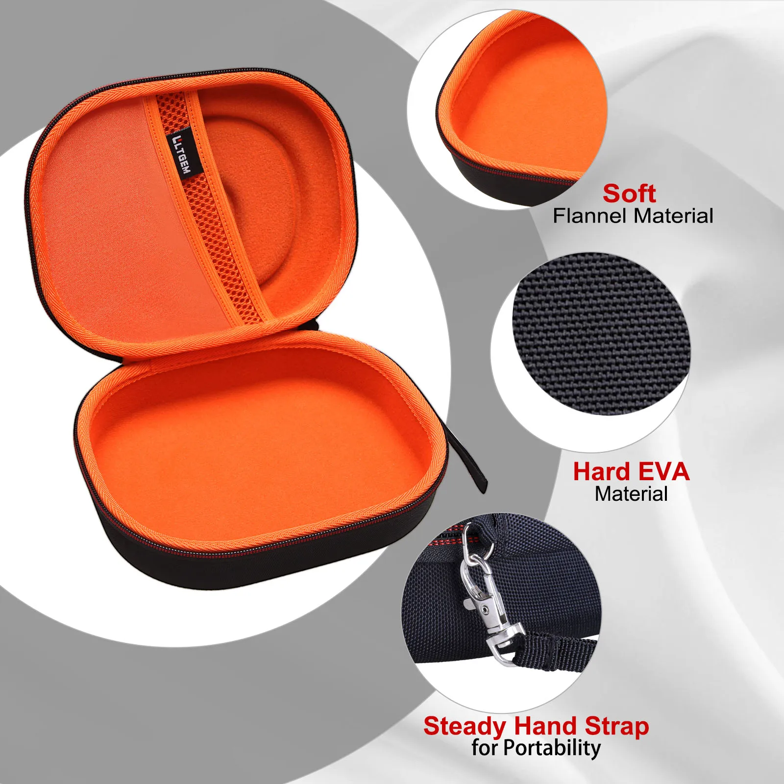 LTGEM-funda rígida EVA para auriculares inalámbricos JBL Live 770NC/660NC/650BT/400BT/500BT y JBL Tune 770NC/710BT/720BT/760NC, Bluetooth