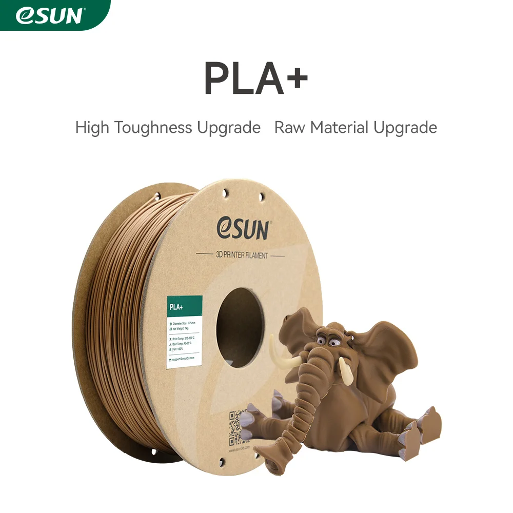 ESUN-filamento PLA para impresora 3D,High-Speed carrete de Material de impresión, precisión Dimensional de 1,75mm +/-0,03mm, 1KG (2,2 libras) Fast Printing PLA Plus