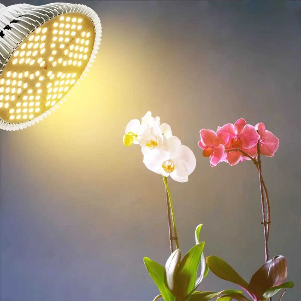 Luz LED suplementaria para plantas E27, plántulas de invernadero, 85-265V, lámpara de cultivo y bombilla de luz suculenta, imitación de espectro completo de sol