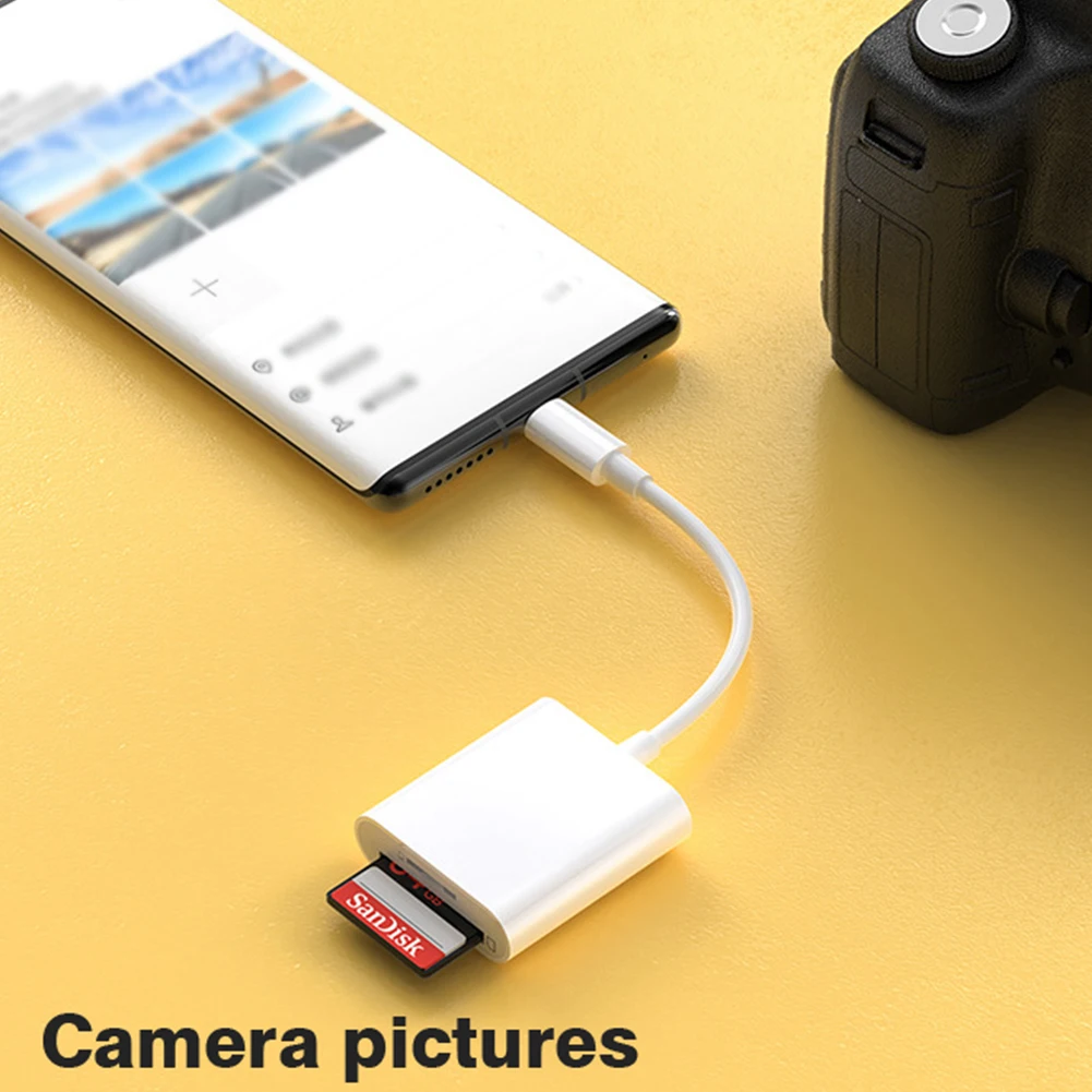 Lector de tarjetas OTG tipo C 2 en 1, unidad Flash USB, lector de tarjetas SD TF para tableta iPad tipo C a tarjeta de memoria inteligente para