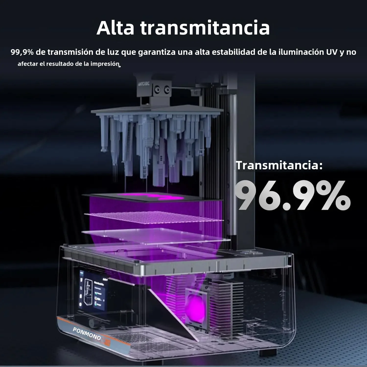 5 Unidades Película Protectora Antiarañazos para Anycubic Photon Mono M7 Pro/M7 - Accesorios de Impresoras 3D de Resina LCD
