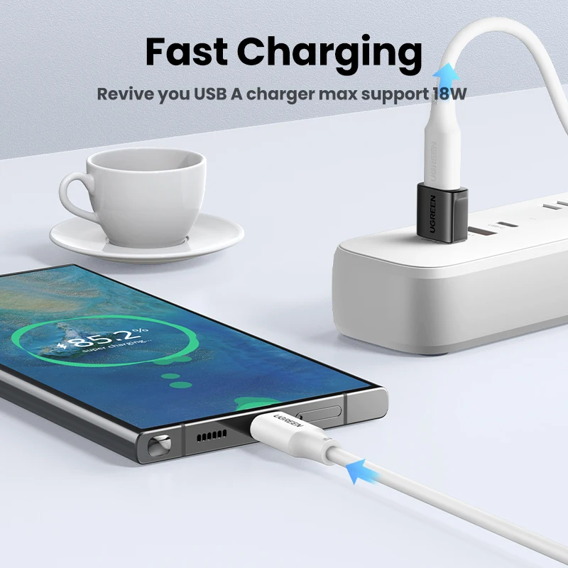 UGREEN USB 3,1 tipo C OTG adaptador USB A macho a USB C hembra convertidores de Cable para Macbook Samsung S10 Huawei USB a tipo c OTG