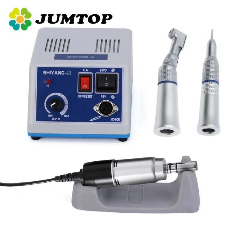 JUMTOP Dental N3 micromotor eléctrico 35000 RPM Micromotor contraángulo pulido recto pieza de mano Motor tipo E