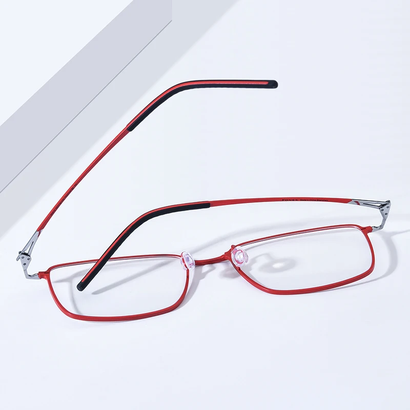 Montura de gafas de titanio FONEX para hombre, diseño de marca, gafas cuadradas coreanas japonesas ultraligeras, gafas sin tornillos Morten, gafas de Dinamarca 5913