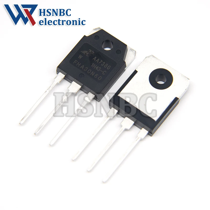 10PCS FHA30N60 30N60 FHA30N60W TO-3P 25A 600V Transistor MOSFET de potencia de canal N 100% nuevo y original