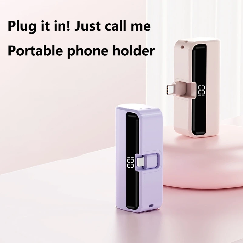 Batería Externa Portátil Lenovo de 500000 mAh, Carga Rápida, Alta Capacidad, para iPhone, Huawei, Samsung