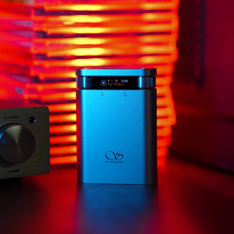 SHANLING H2 Amplificador DAC USB Portátil, Amplificador de Auriculares Bluetooth de Audio de Alta Resolución, Chip CS43198, Reproducción Local LDAC PCM384 DSD256