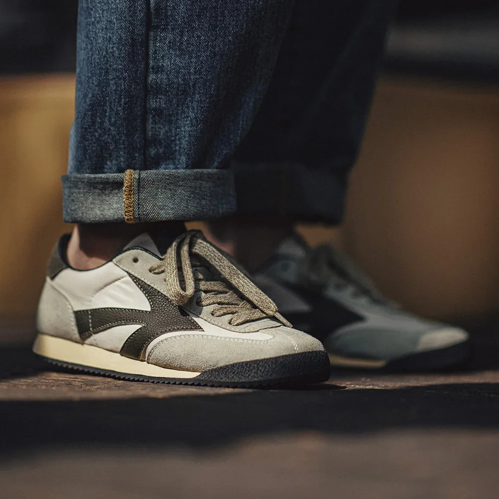Zapatos Maden para hombre serie Discovery Retro para correr primavera Casual transpirable zapatillas bajas suela gruesa zapatos de entrenamiento alemanes
