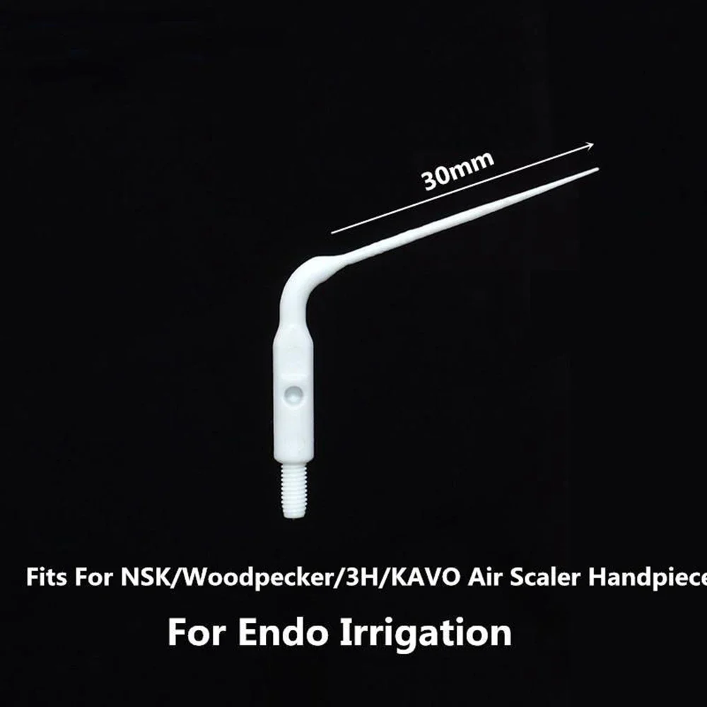5 uds puntas de irrigación Dental Endo-puntas de irrigador de plástico para pieza de mano escalador de aire, herramientas y materiales de odontología