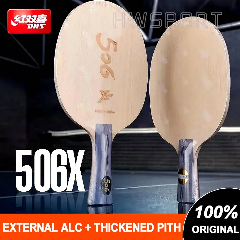 DHS TG 506X hoja de tenis de mesa, hoja de Ping Pong de Pith engrosada profesional, CON CAJA Original