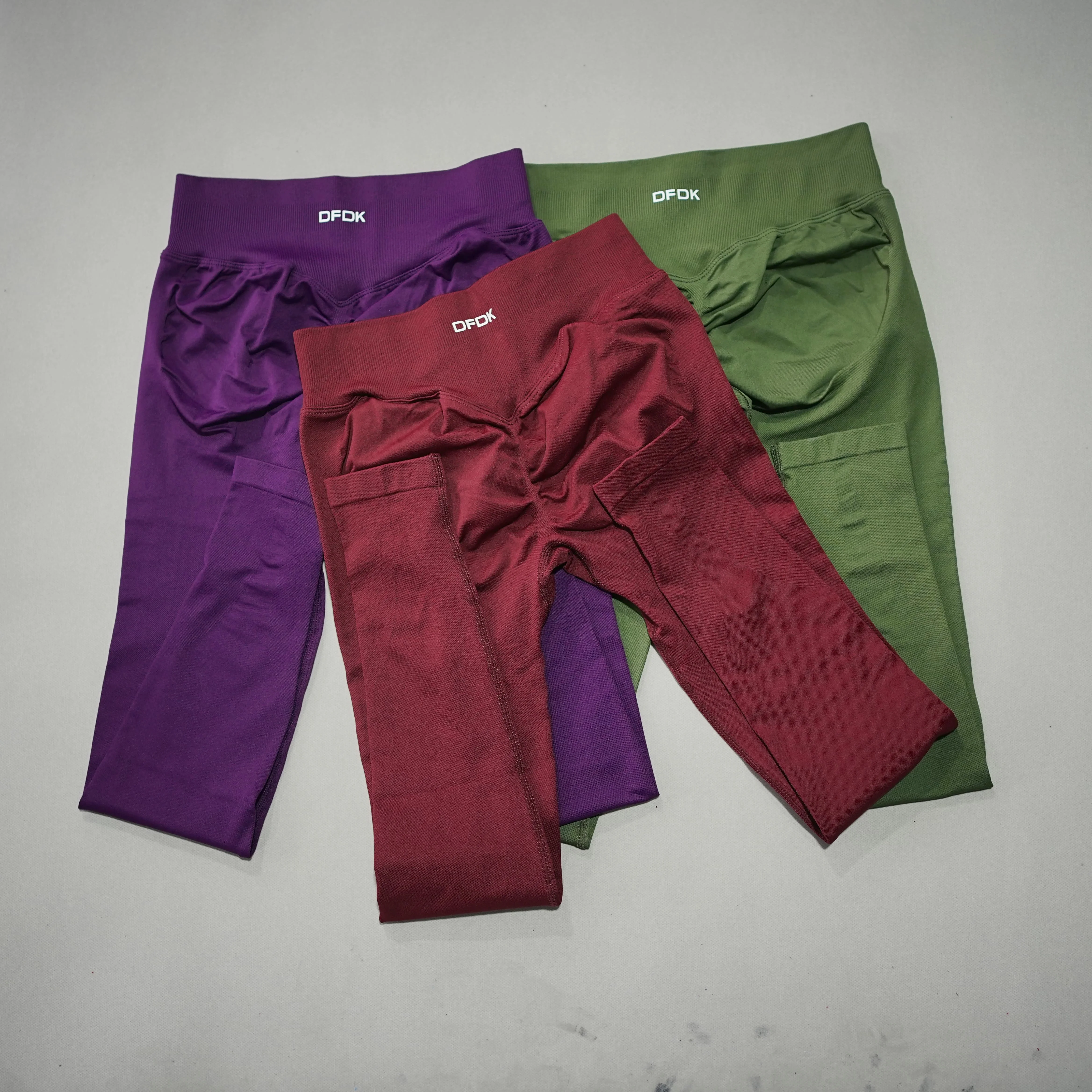 Leggings Deportivos DFDK para Mujer, Cintura Alta, Sin Costuras, Levanta Glúteos, Compresión, para Yoga, Gimnasio, Fitness, Running, Entrenamiento