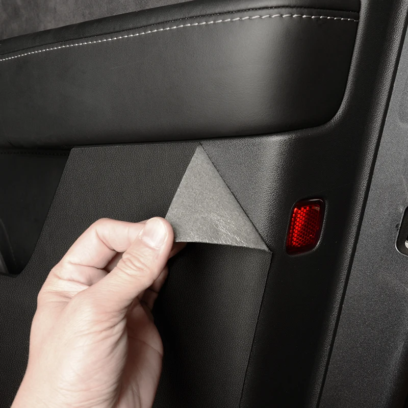 Protector de puerta anti-patadas para Tesla Model 3/Y/Modelo YL de 6 plazas, almohadilla protectora para panel de puerta, anti-patadas y anti-suciedad.