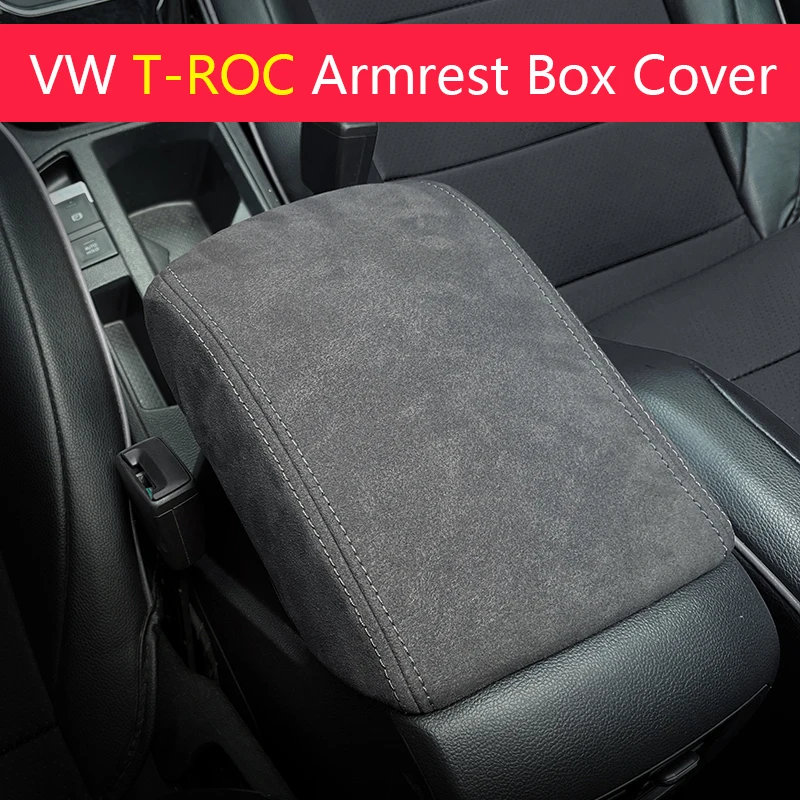 Funda Protectora para Reposabrazos de VW T-Roc TROC 2019 2020-2024 2025 2026, Accesorios Volkswagen, Cojín de Soporte para Reposabrazos