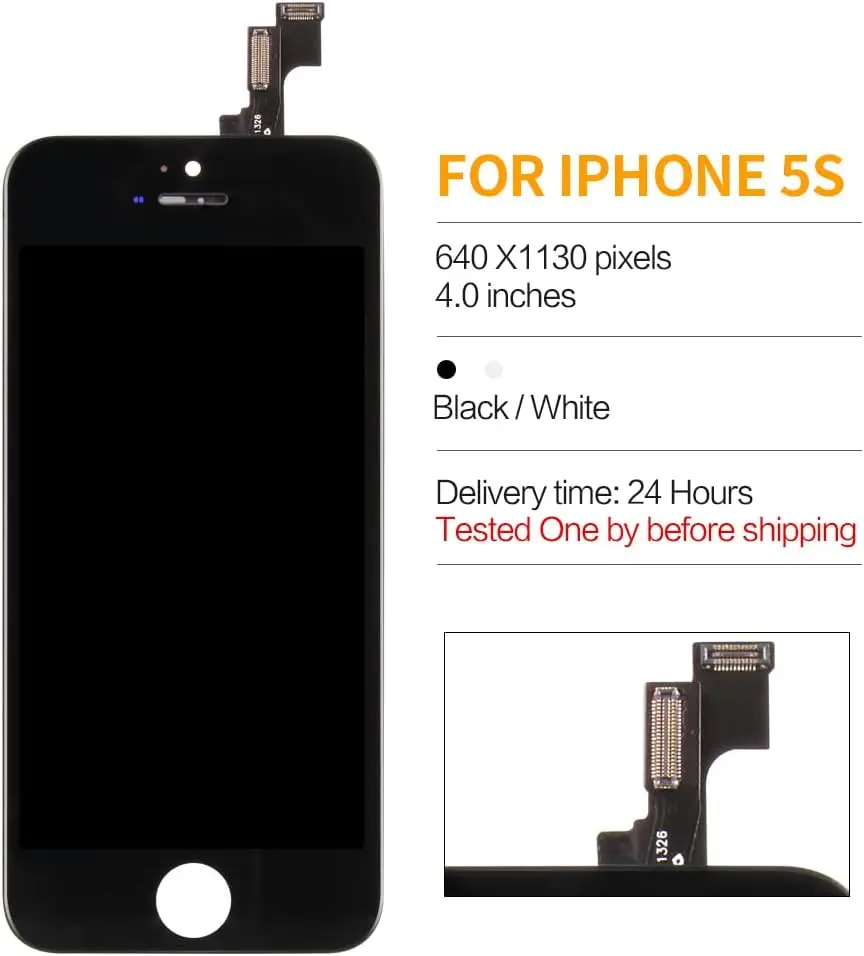Pantalla LCD original AAA + para Iphone 4, 5, 6, 6S, montaje de digitalizador de pantalla táctil para iPhone 6, 7, 8Plus, repuesto LCD para iPhone 8