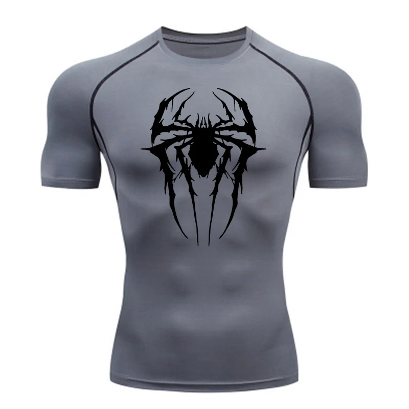 Camisetas de compresión 2099 para hombre, camiseta deportiva de protección solar para correr de segunda piel, ropa de entrenamiento para gimnasio y Fitness Rashgarda MMA