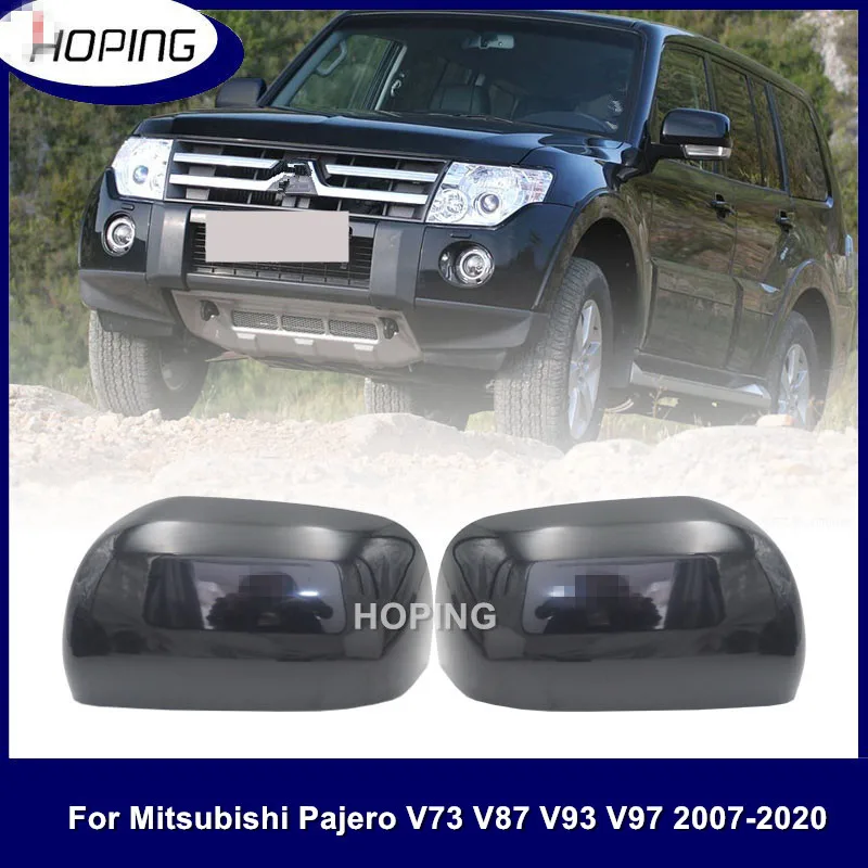 Cubierta de espejo retrovisor para Mitsubishi Pajero V73 V87 V93 V97 2007-2020, carcasa de espejo lateral de puerta