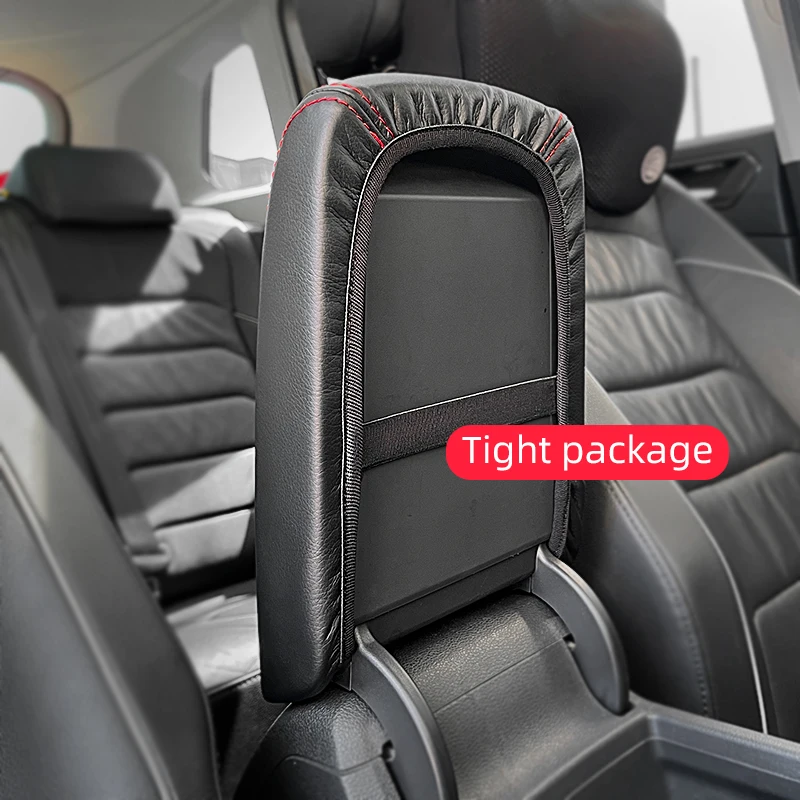 Para Volkswagen VW Tiguan 2023 accesorios 2017 2018 2019 2020 2021 2022 MK2 cubierta protectora de cuero para caja de reposabrazos Central