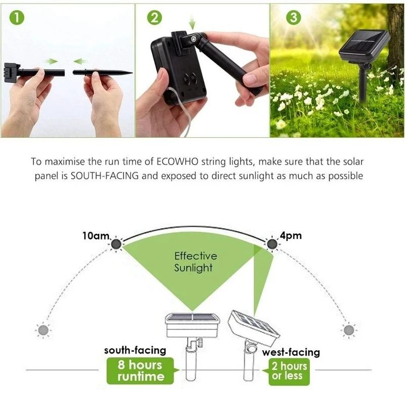 42M400Leds luz LED Solar lámpara de adorno para exteriores jardín guirnalda de luces de hadas Solar impermeable decoración de jardín de Navidad al aire libre